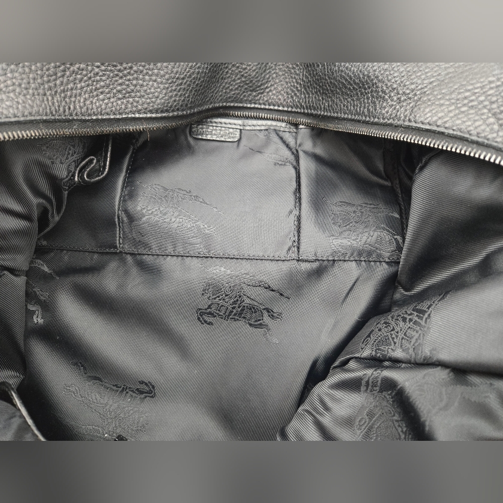 Burberry leather extra large weekender bag - Picture 9 of 16